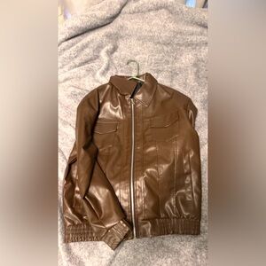 Womens Brown Leather Jacket
